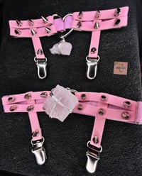 Image 7 of Crystal Studded Goddess Garter TWO Piece Sets✨