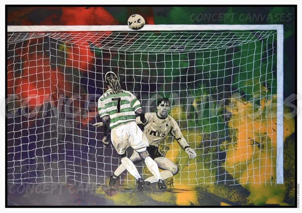 Image of Henrik Larsson ‘The Chip’ A3 Print 