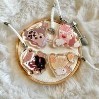 Image 5 of Foodie bunnies - acrylic phone charm