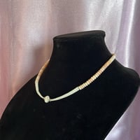 Image 2 of Dentalium, Pearl, & Pink Opal Choker