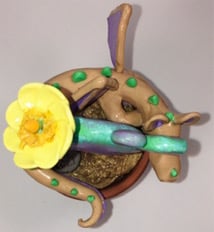 Image of Purple Prickly Pear Cactus (Candy Wrapper)