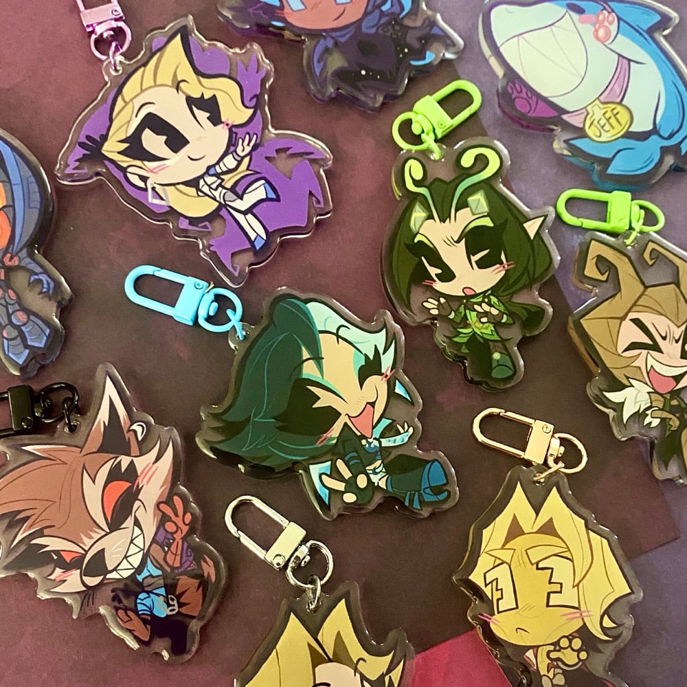 Image of Marvel Support Keychains