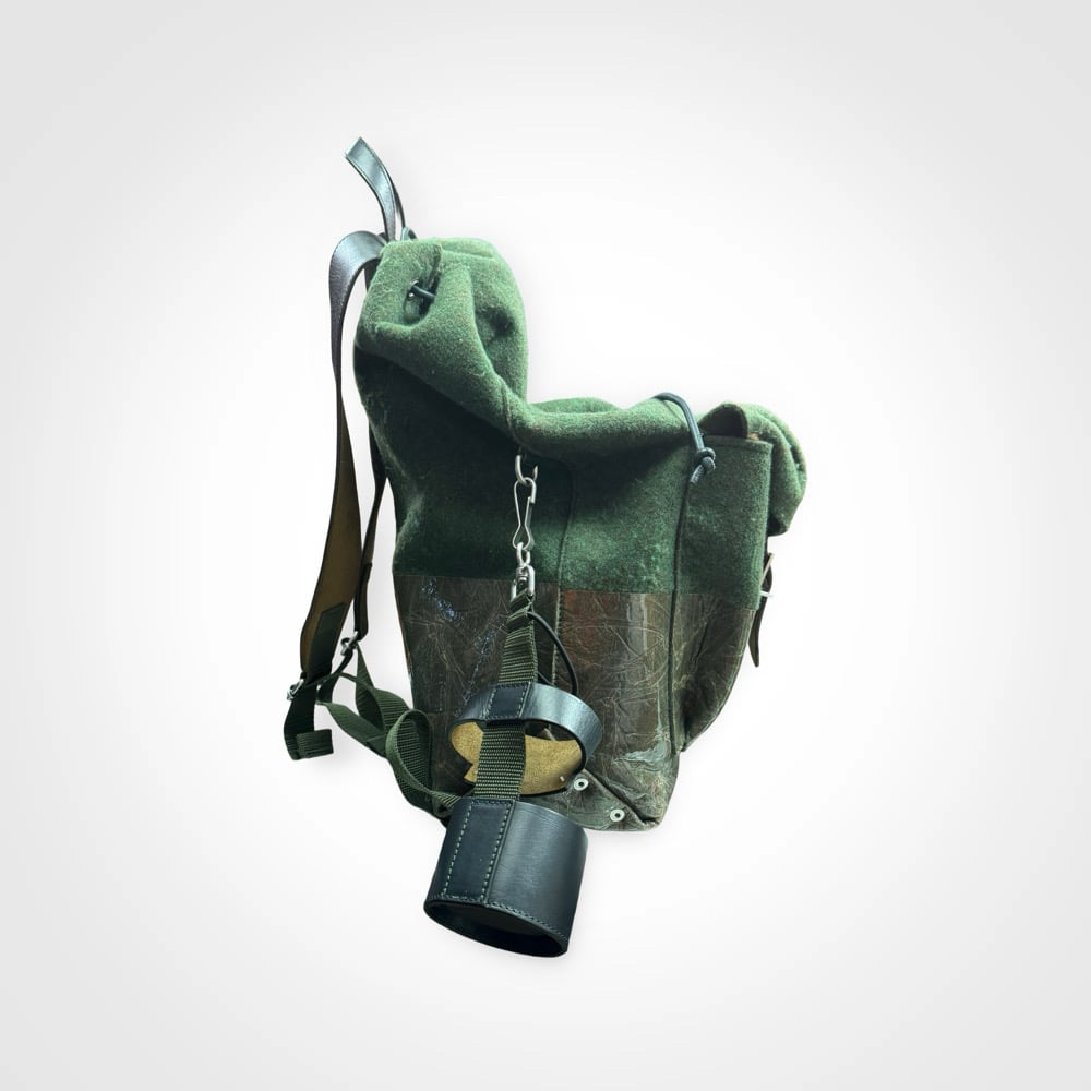 Image of Maison Margiela Wet Felt Army Backpack