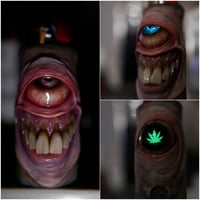 Image 2 of Faded Face Bic Lighter Sleeve