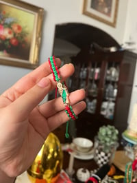 Image 1 of Pulsera de San Judas (verde/rojo) 