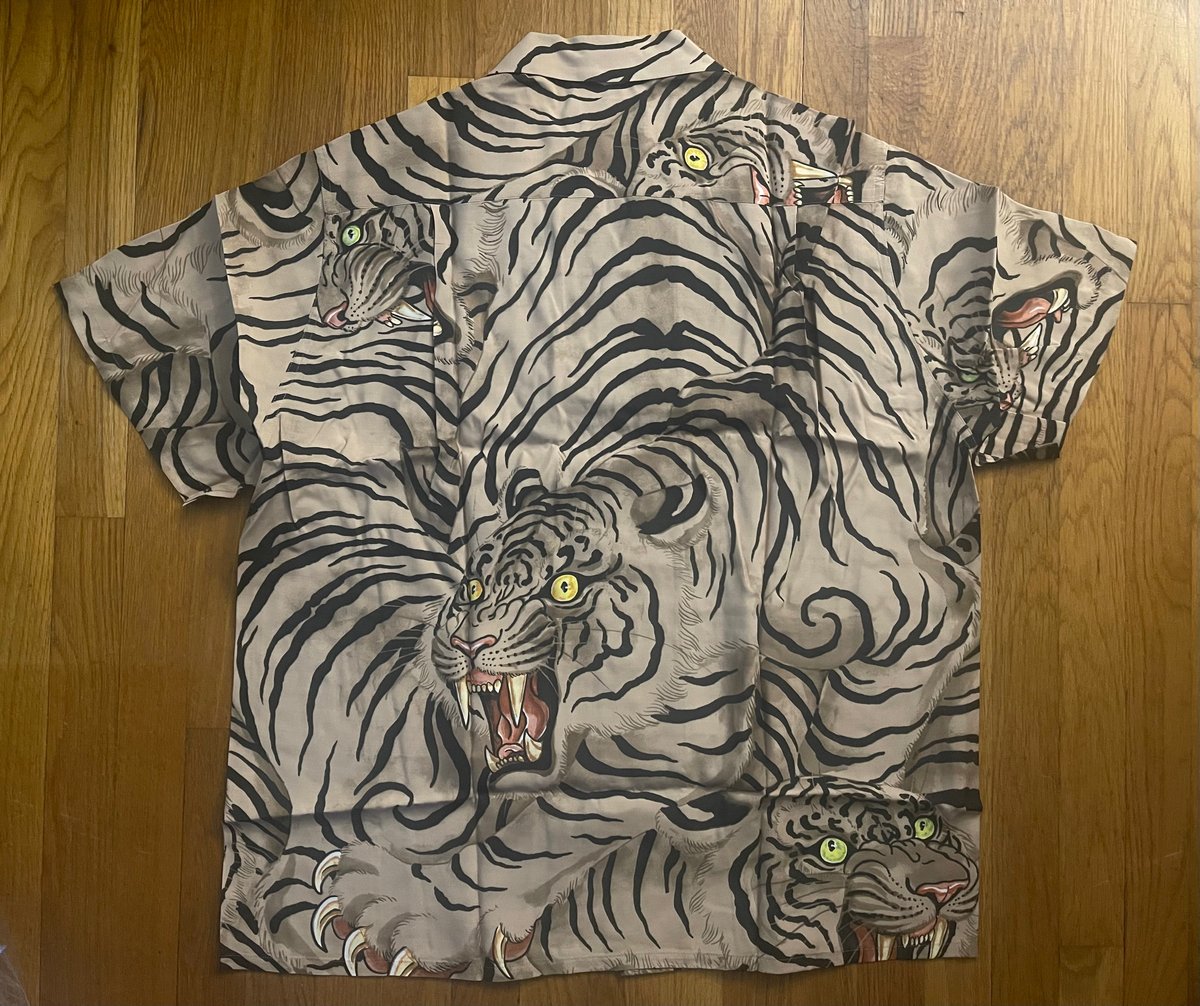 Tim Lehi Wacko Maria Guilty Parties XL Hawaiian Shirt Tiger 1 