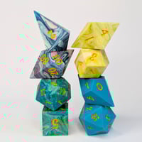 Image 3 of Fusions II<br>Jesmonite 8 Piece Polyhedral set