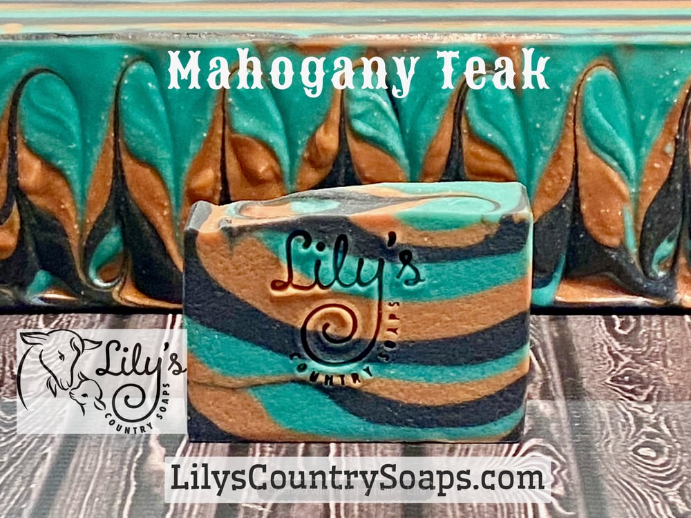 Image of Mahogany Teak Goat Milk Soap