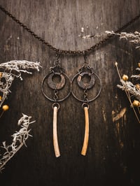 Image 3 of Etched Hoops