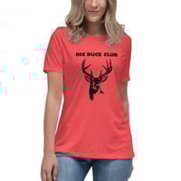 Image 2 of Women's Relaxed T-Shirt, Big Buck Club T-Shirt | Deer Hunting Graphic Tee