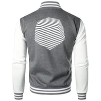 Image 2 of Get Use 2 It Varsity Baseball Jacket (Grey)