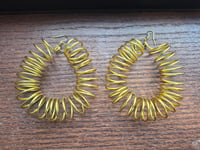 Image 2 of Frenchie Hoop Earrings