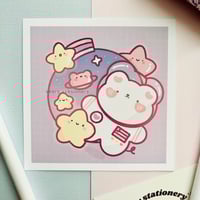 Image 2 of Astro Bear Art Print