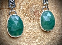Image 2 of Green Chalcedony Earrings 