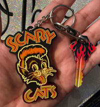Scary Cats PVC Keychain 