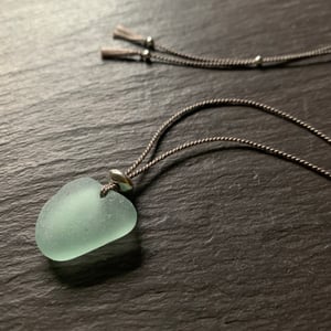 Image of Pale aqua sea glass necklace - Suffolk