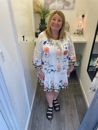 Image 1 of Spanish Pom Pom Dress