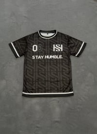 Image 1 of STAY HUMBLE MONOGRAM FOOTBALL JERSEY V1