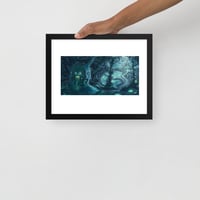 Medusa's Lair -  Framed poster by Mark Cooper Art
