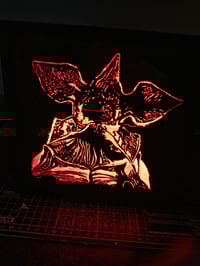 Image 1 of Demigorgon 8x8 inch  carvicture