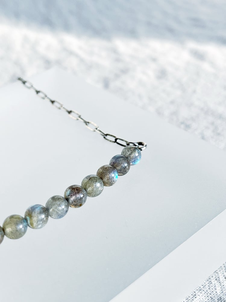 Image of Labradorite Linear Necklace