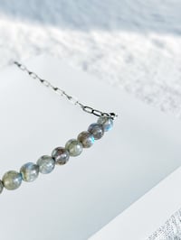 Image 1 of Labradorite Linear Necklace