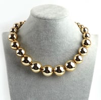 Image 4 of Golden Orbs Necklace 