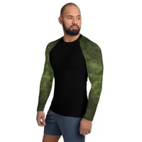 Image 3 of Enigma Camo Green Men's Rash Guard  