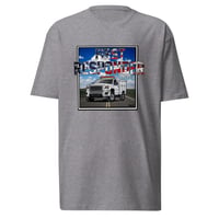 Image 2 of First responder of AMERICA premium heavyweight tee