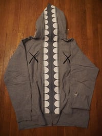 Image 2 of Bape KAWS Chomper Hoodie gray 