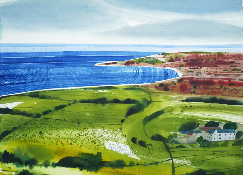 ‘Above Whitecliff’ Giclée print