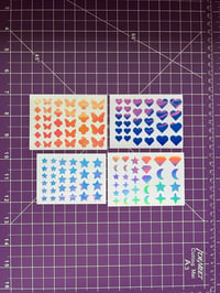 Image 3 of Holo Deco Vinyl Sticker Sheet