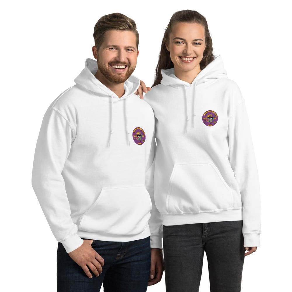 Image of purple flowers Hoodie