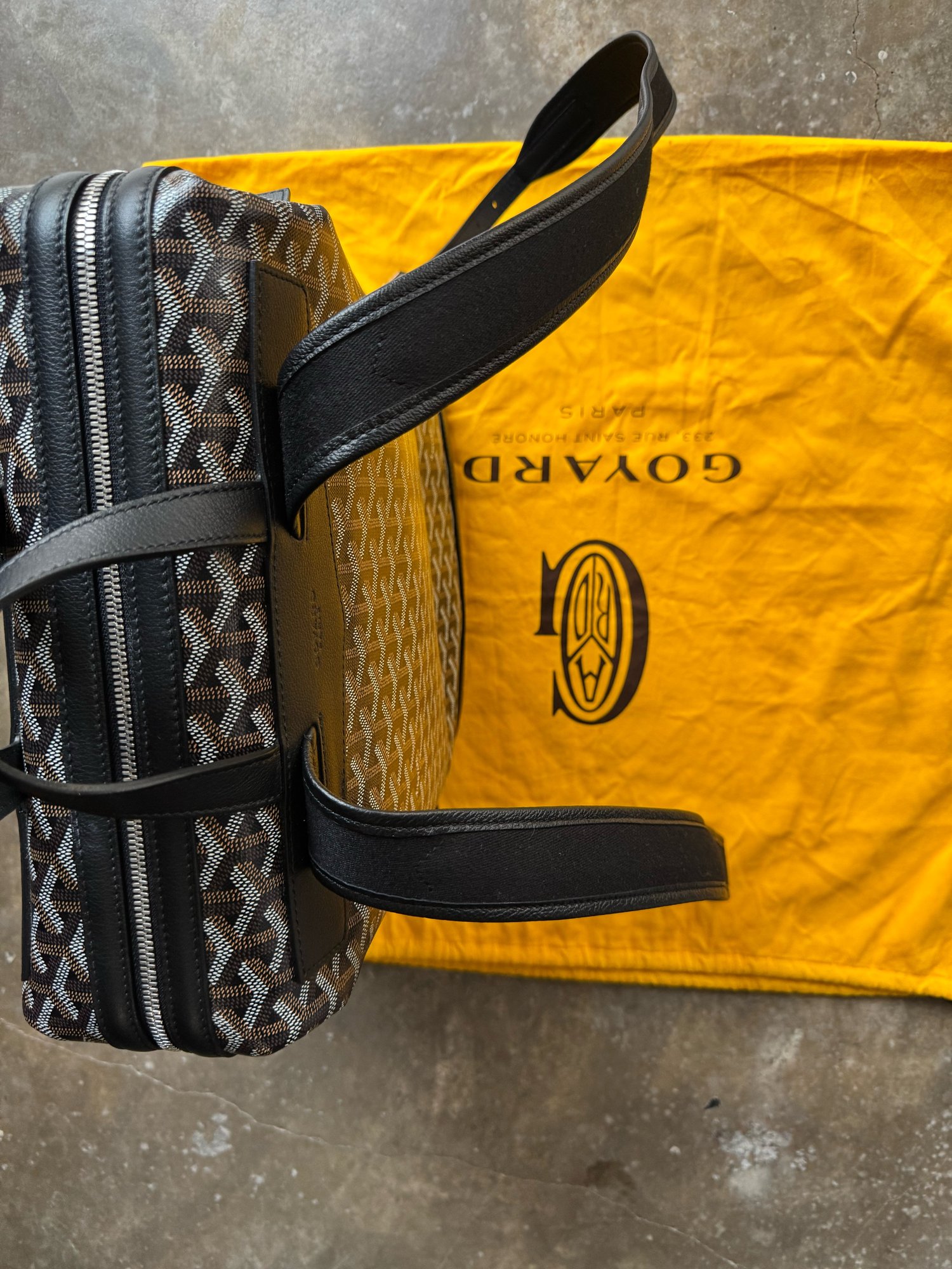 Image of Goyard Calfskin Cisalpin Backpack