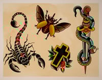 Image 1 of Scorpions, Scarabs, Snakes Oh My.  