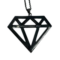Image 2 of bling diamond necklace *clear*