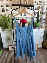 Image 1 of NWT light weight denim dress 