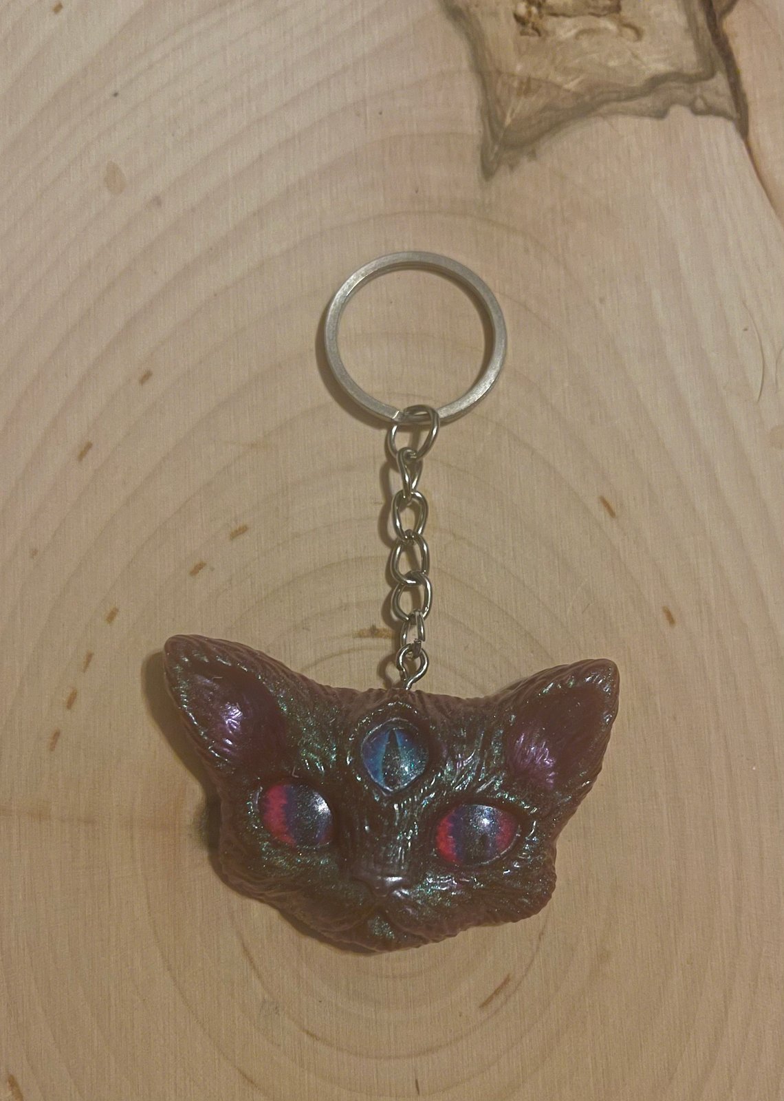 Custom hot sale cat keychain