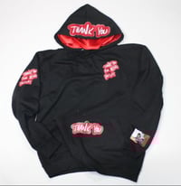 “THANK YOU FOR BEING PATIENT” BLK & RD Hoodie 