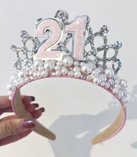 Image 5 of 21st but tiara crown party props any age available 