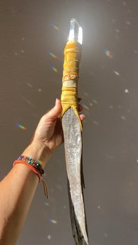 Image 5 of *new* BIG YELLOW mega- crystal wand