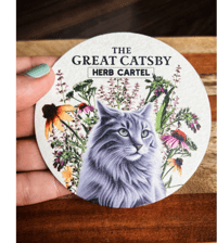 The Great Catsby Herb Cartel Coaster