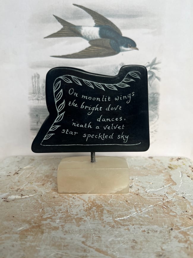 DOVE WITH STARS SCULPTURE