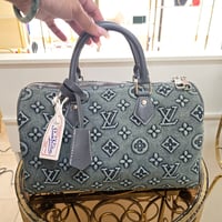 Image 1 of *New & Trending* Denim Speedy 25"