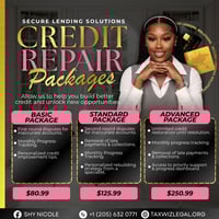 Secure Lending Credit Reapir Packages 