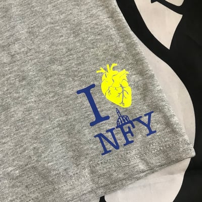Image of I 💛 NFY Sweat Shorts (Grey)