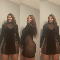 Image 3 of Suede Black Dress 