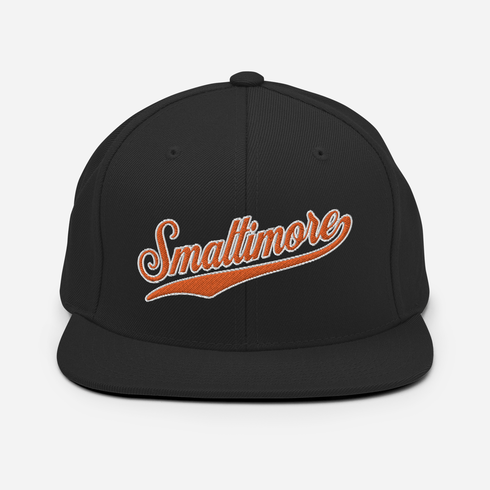 Image of Smaltimore Baltimore Snapback Hat (Black)