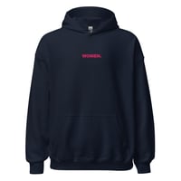 Image 6 of WOMEN HOODIE - PINK EMBROIDERY 