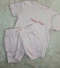 Image 2 of Plain Shorts Set 